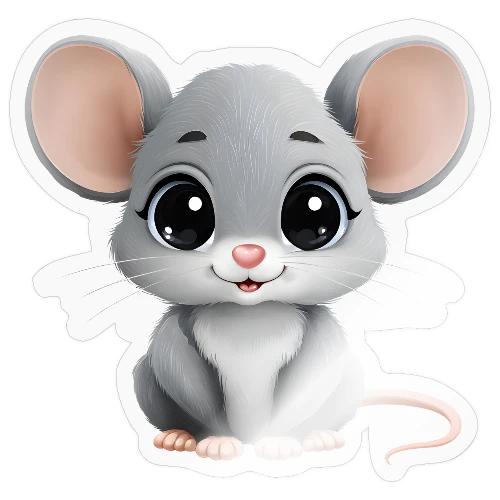 Baby Mouse: Little Grey Explorer - Sticker