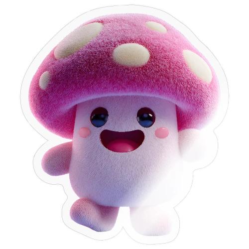 Mushroom: Purple Forest Friend - Sticker