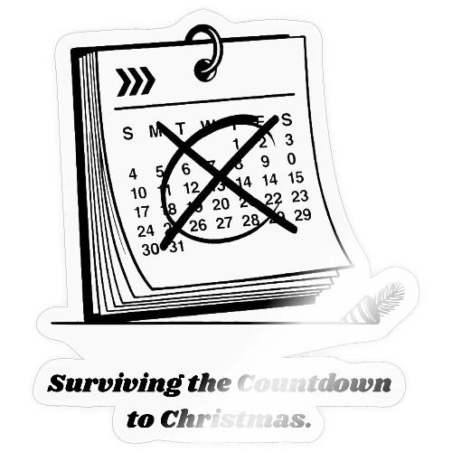 Countdown to Christmas T-Shirt - Sticker