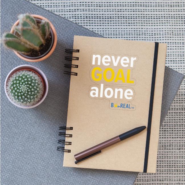 Never GOAL Alone - Black/Navy