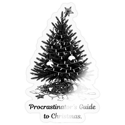 Procrastinator's Guide Christmas T-Shirt - Sticker