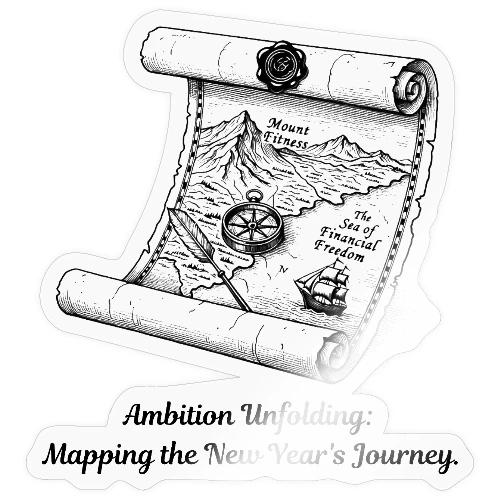 Unfolding Map of Ambition T-Shirt - Sticker