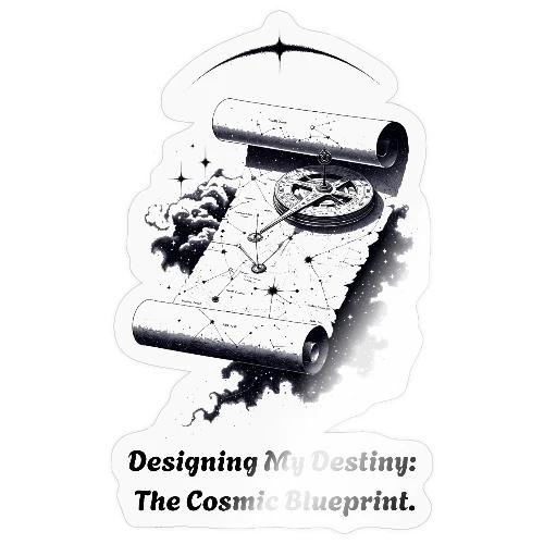 Cosmic Blueprint T-Shirt - Sticker