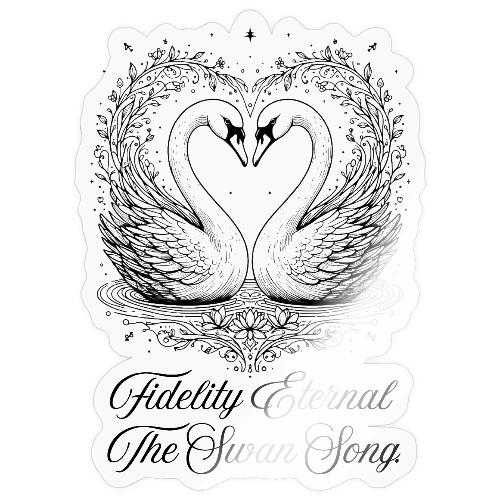 Poetic Swan T-Shirt - Sticker