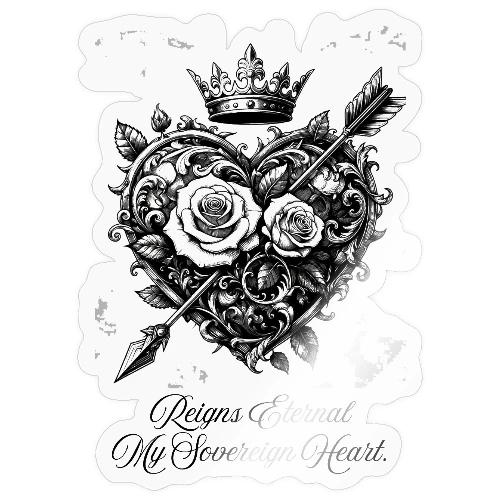 Royal Heart T-Shirt, Mug, & Leggings - Sticker