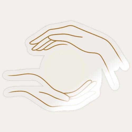 Held in Calm Soft Luxury Wellness - Sticker