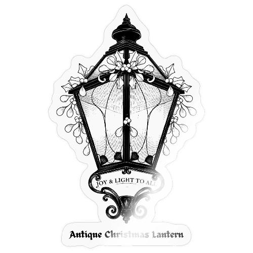 Antique Christmas Lantern T-Shirt - Sticker