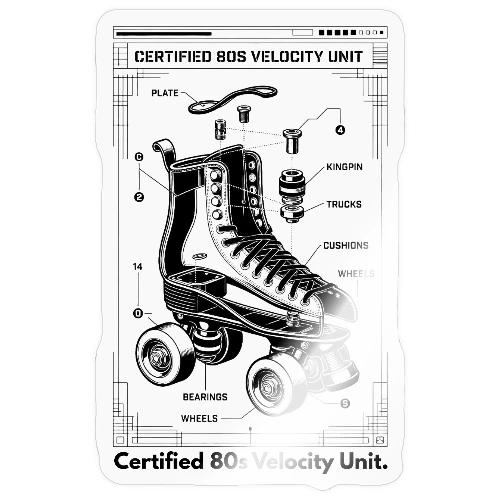 Retro Roller Skate T-Shirt - Sticker