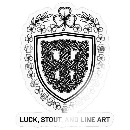 Celtic Knot T-Shirt, Symmetrical Shield - Sticker