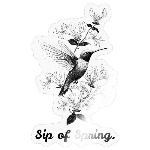 Hummingbird T-Shirt, Honeysuckle Vine - Sticker