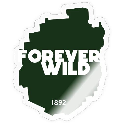 Semper Wild Forever Wild Adirondack Silhouette - Sticker