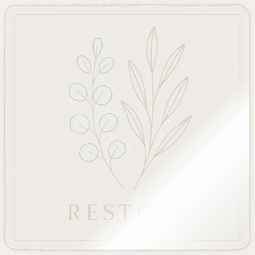 Return to Restore Relaxation - Sticker