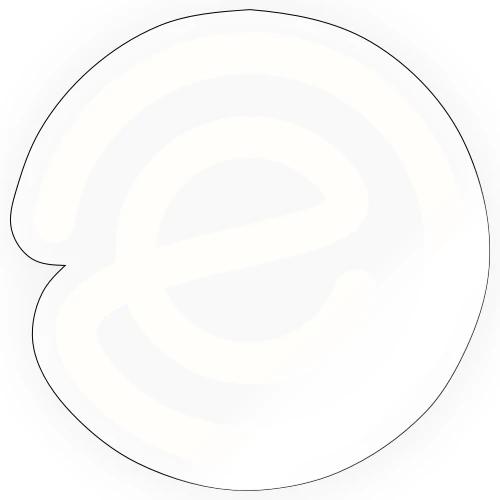 Epifluence E white - Sticker