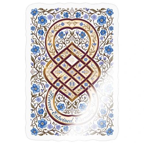 Forever Entwined Eternally Yours Infinity Knot T-S - Sticker