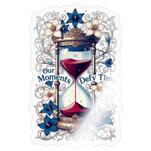 Our Moments Defy Time Hourglass Gifts T-Shirt - Sticker