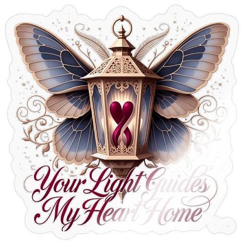 Your Light Guides My Heart HomeGifts T-Shirt - Sticker