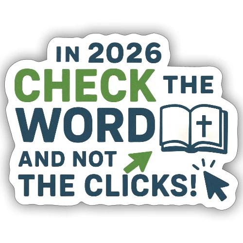 Color Word Clicks 2026 Background - Sticker