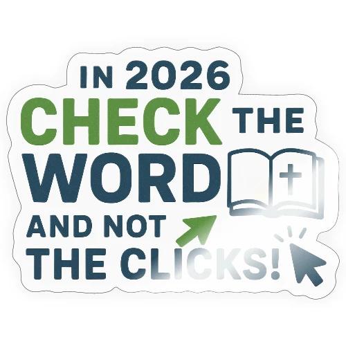 Color Word Clicks 2026 Background - Sticker