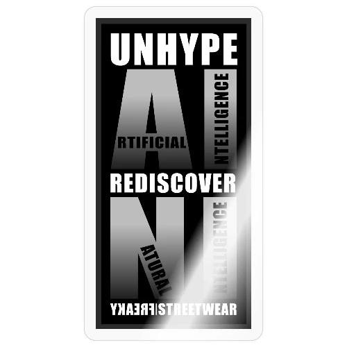 Unhype AI Rediscover NI - Sticker
