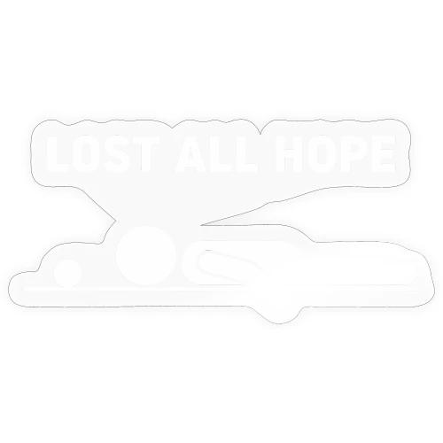 Lost All Hope - Funny Bad Golfer Quote - Sticker