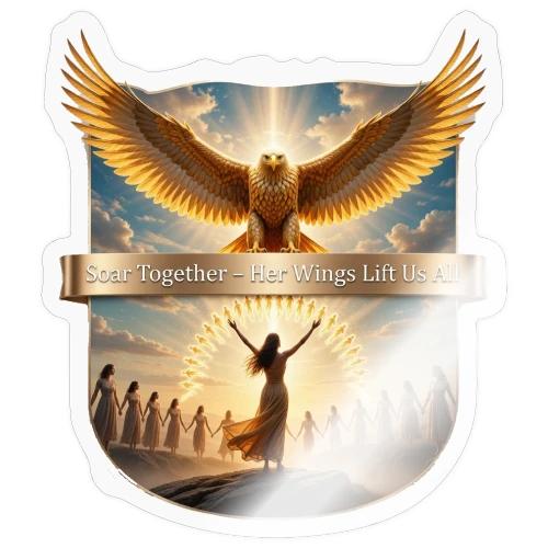 Women’s Day Eagle Matriarch T Shirt,, Gift for Mom - Sticker