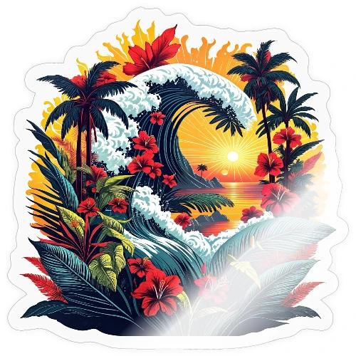 Mountain Wave Garden - Sticker