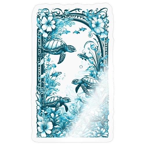 Sea Turtle Forest - Sticker