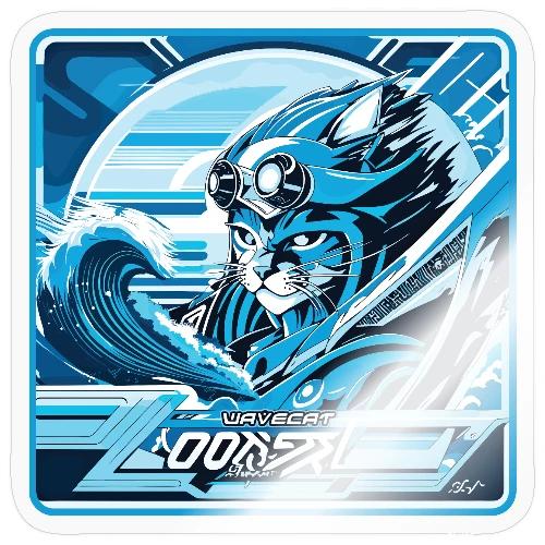 Wavecat Pilot - Sticker