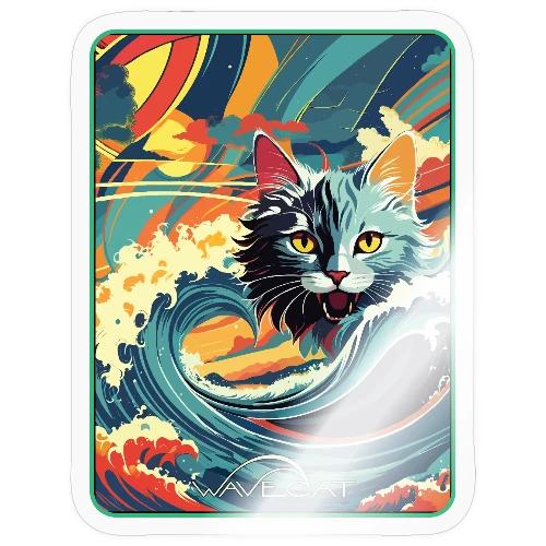Wavecat Beach - Sticker