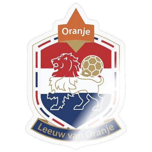 Netherlands Lion Crest T-Shirt, Dutch Badge Gift - Sticker