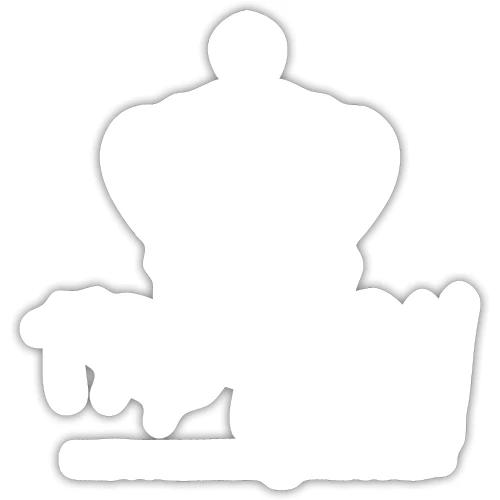 RO Troyalty Tag White - Sticker