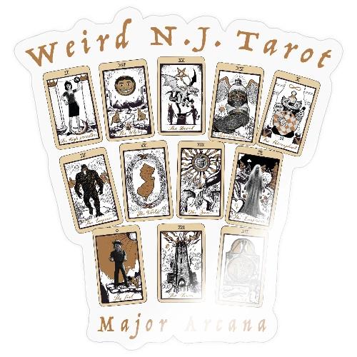 Weird N.J. Tarot – Major Arcana - Sticker