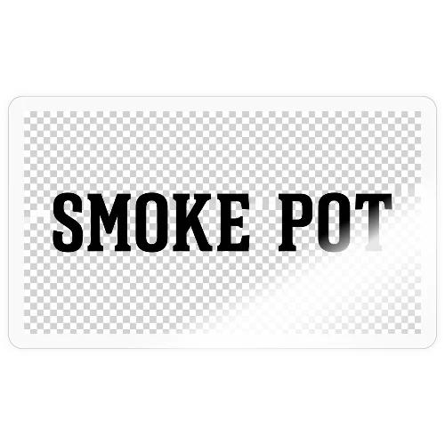 **Smoke Pot** - Sticker