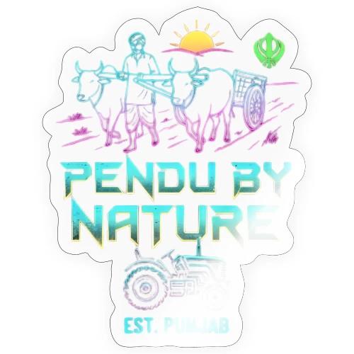 Pendu By Nature, Est. Punjab: Cyber Punk Style - Sticker