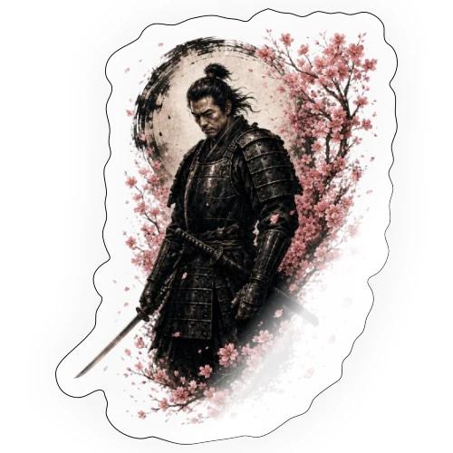 Samurai cherry blossoms - Sticker