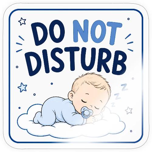 Do Not Disturb-Boy-W - Sticker