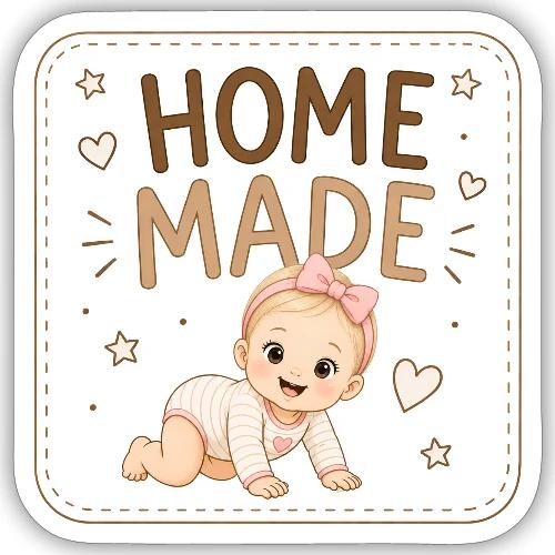 Home Made - Girl-W - Sticker