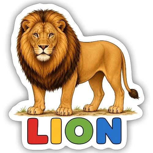 Lion - Sticker