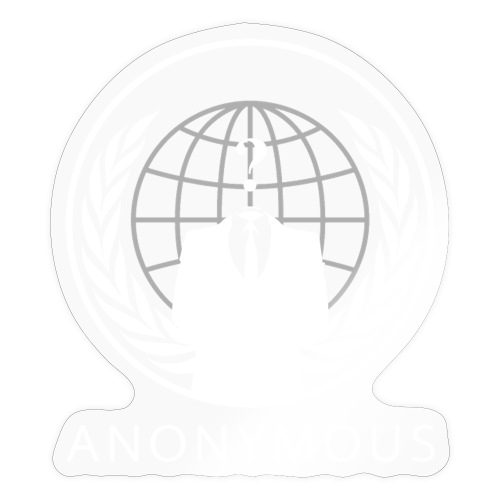 Anonymous 1 - White - Sticker