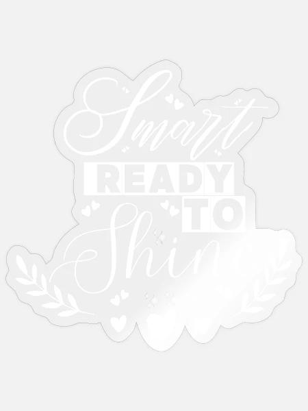 Wise Inspirational Quote Design - Sticker - transparent glossy