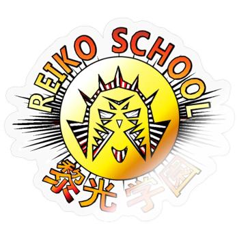 Reiko Daybreak School Emblem Sunrise - Sticker - transparent glossy - Front