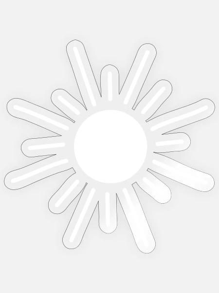Sun - Sticker - transparent glossy