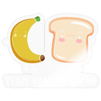 Bread Bakery Banana Bread - Sticker - transparent glossy - Front