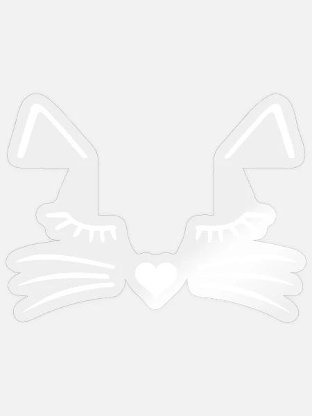 - Sticker - transparent glossy
