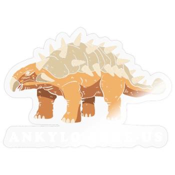 Ankylosaurus Dinosaur Prehistoric - Sticker - transparent glossy - Front