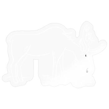 Moose Love - Sticker - transparent glossy - Front