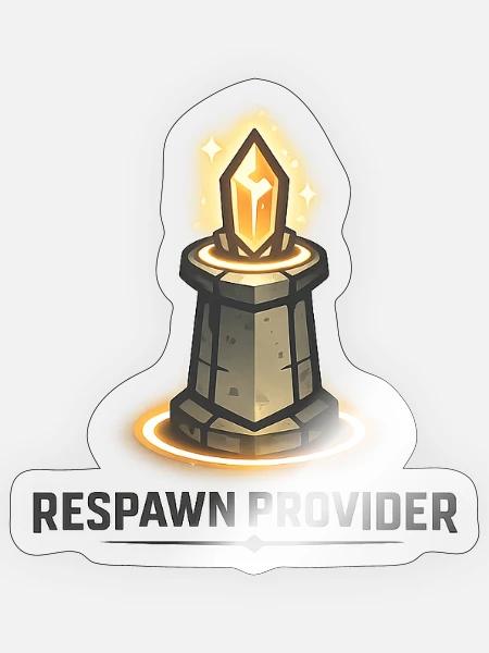 Respawn Crystal - Sticker - transparent glossy