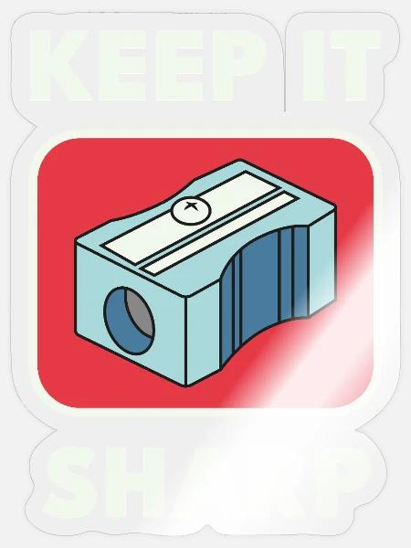 - Sticker - transparent glossy