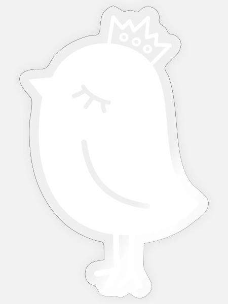 - Sticker - transparent glossy