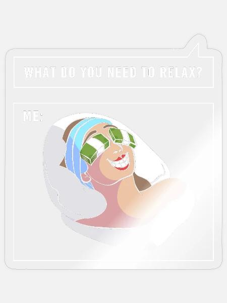 - Sticker - transparent glossy